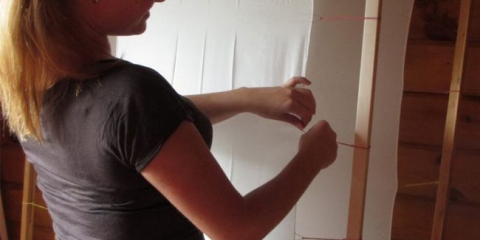 Malba na hedvábí technikou studené batikování